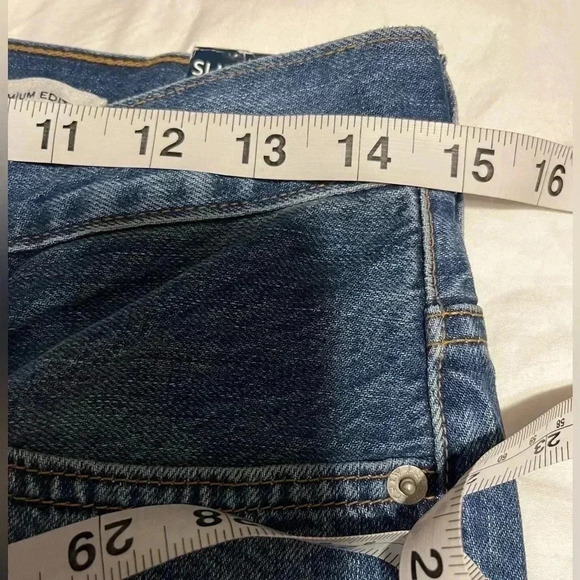 J Crew Jeans Slim Boyfriend Premium Denim Patch Floral Cropped NWT Size 26 - Picture 7 of 9